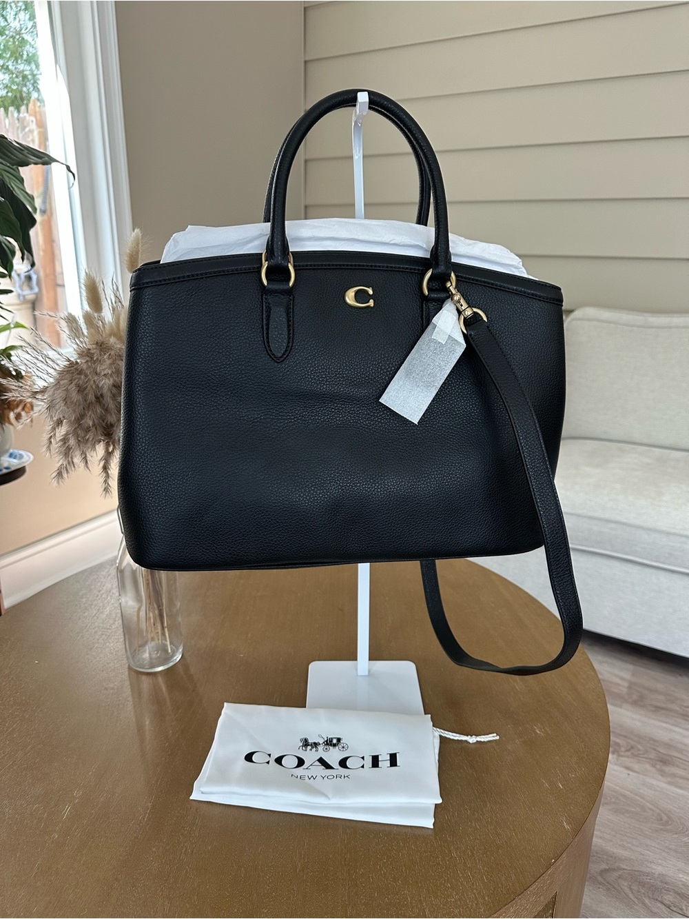 Coach Legacy Large Pebble Leather Carryall Bag 35